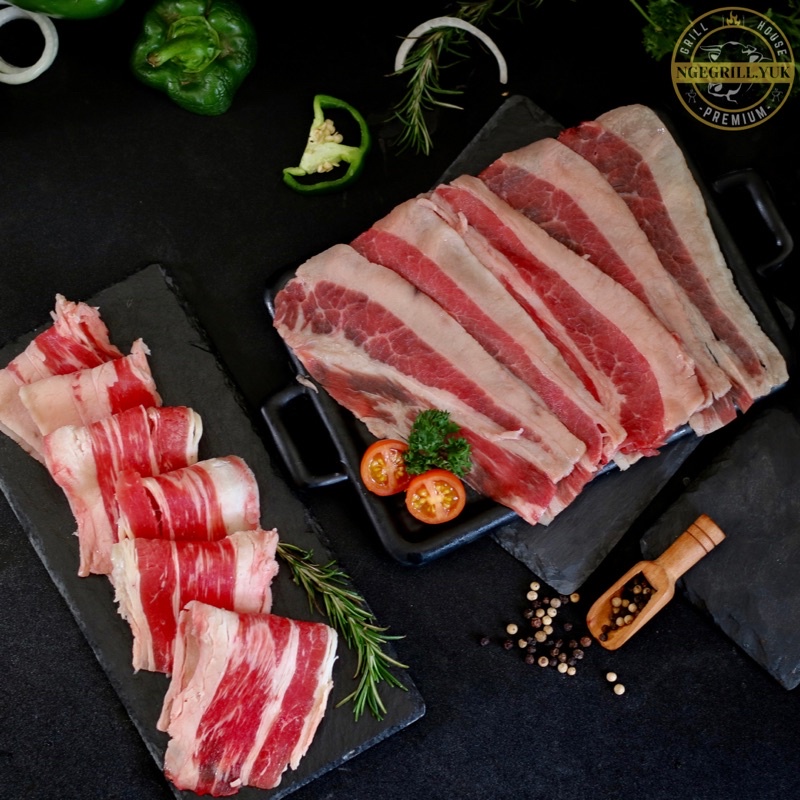 

daging slice teriyaki | paket beef marinasi | usa beef marinasi | paket usa beef dan saus