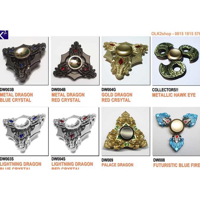 PROMO PROMO SPINNER DRAGON NAGA WOLF SHURIKEN NINJA WARRIOR SPINER METAL