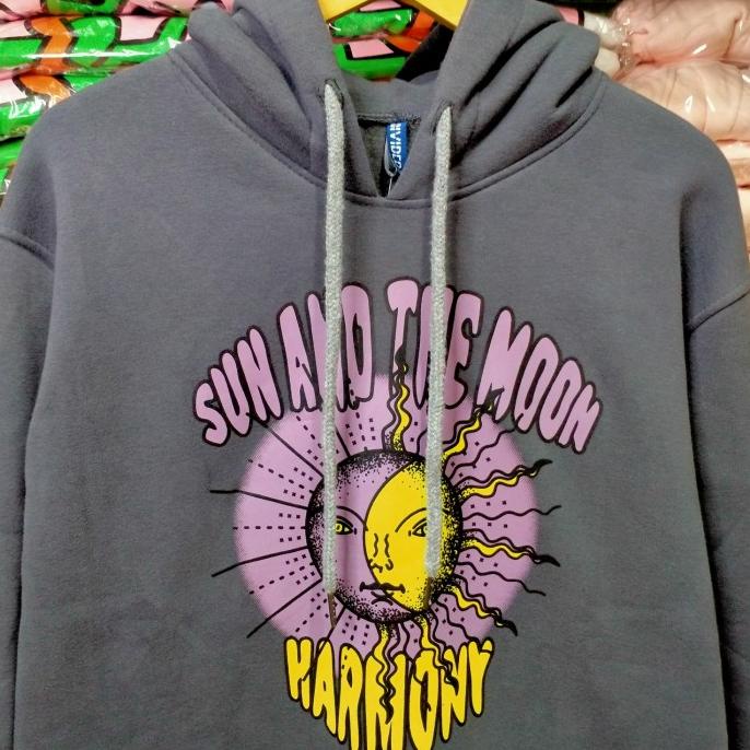 HOODIE H&M HARMONY SUN AND THE MOON FULL TAG