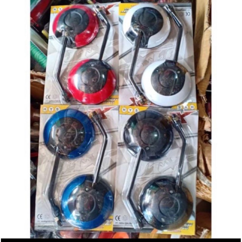 kaca Spion motor model scoopy gagang standar spion bulat ready honda dan yamaha