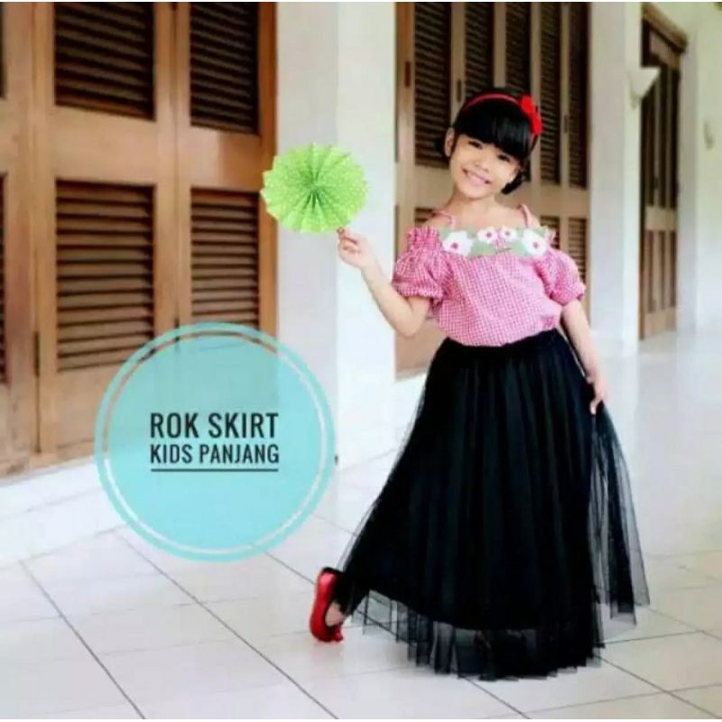 Rok tutu anak 8-10 thn /  rok tile polos