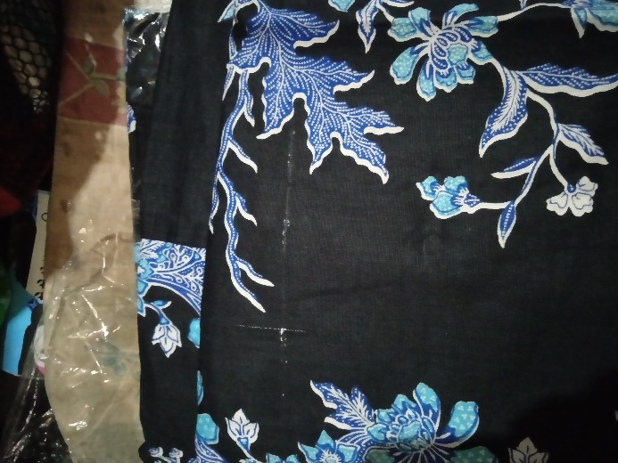 Strpe94033 Baju Batik Keluarga Batik Couple Keluarga Baju Batik Seragam Cibulan Biru