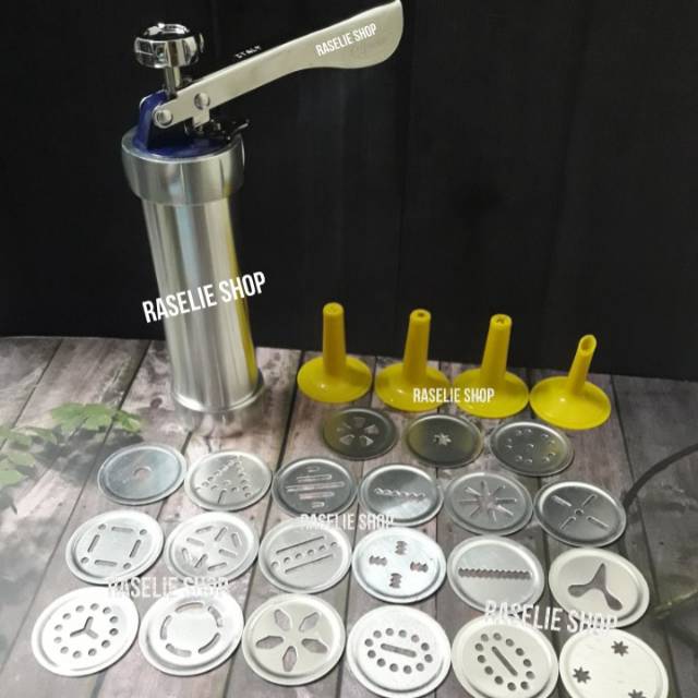 Alat Cetak Biskuit Set Cetakan Aneka Kue Kering Semprit Cookies Cutter Nagako