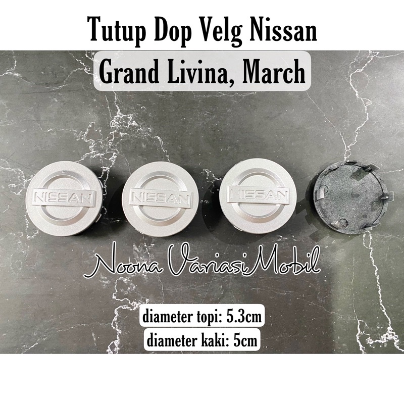 Tutup dop velg center dop nissan livina march isi 4pcs