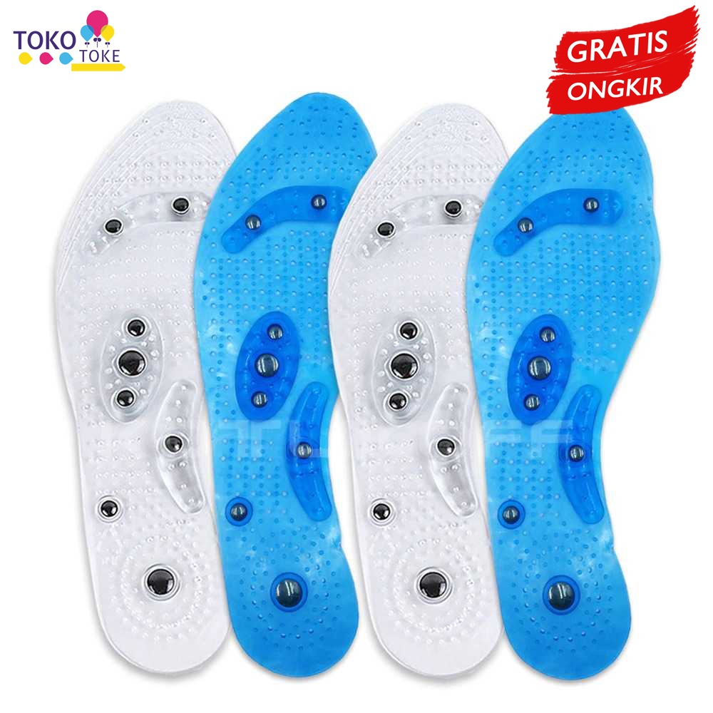 Alas Kaki Sepatu Kesehatan Alas Kaki Pria Wanita Silikon Alas Kaki Sepatu Magnetic Silicone Therapy 