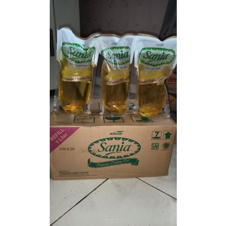 Minyak goreng Sania 1 liter dus
