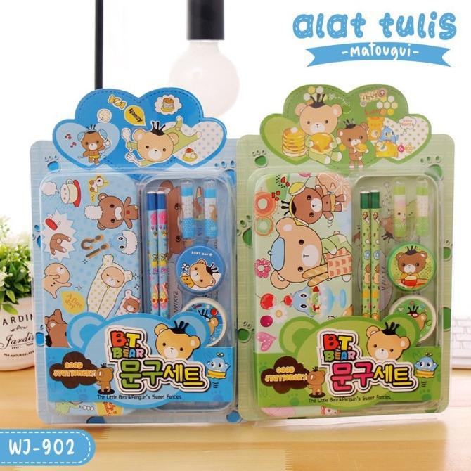 

(LIANA) - Paket Alat Tulis Sekolah AnakStationary Set 5 in 1