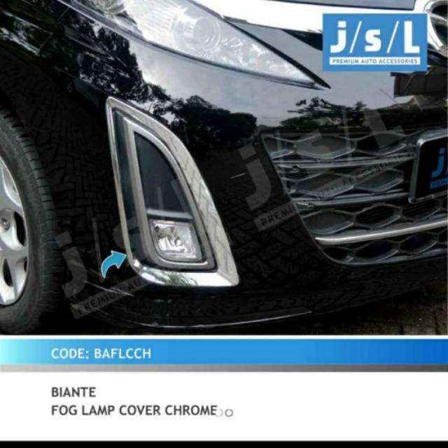 Cover ring foglamp Mazda Biante chrome jsl