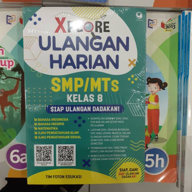 Buku Kumpulan Materi Soal Pembahasan Xplore Ulangan Harian Smp Mts Kelas 8 2020 Tim Foton Grasindo Shopee Indonesia