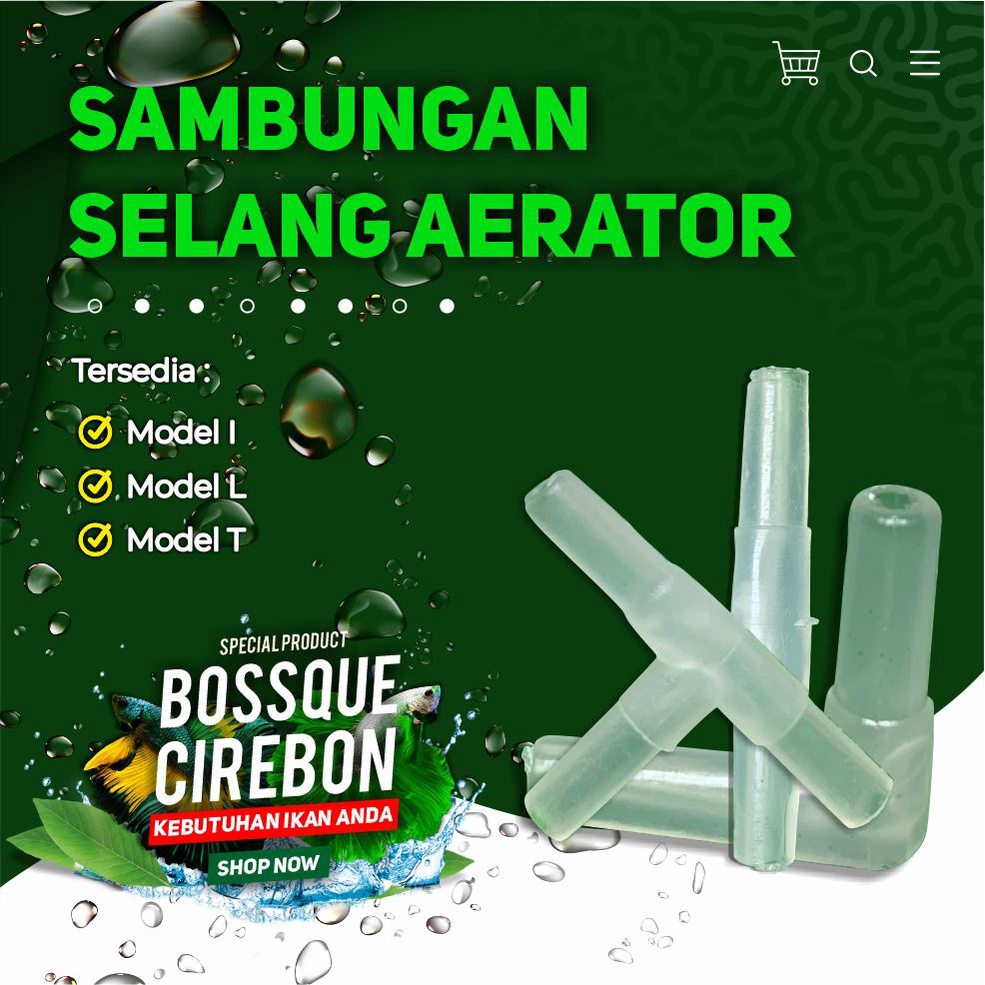 Sambungan Selang Konektor Aerator Aquarium Aquascape Hidroponik Aquaponik L T I