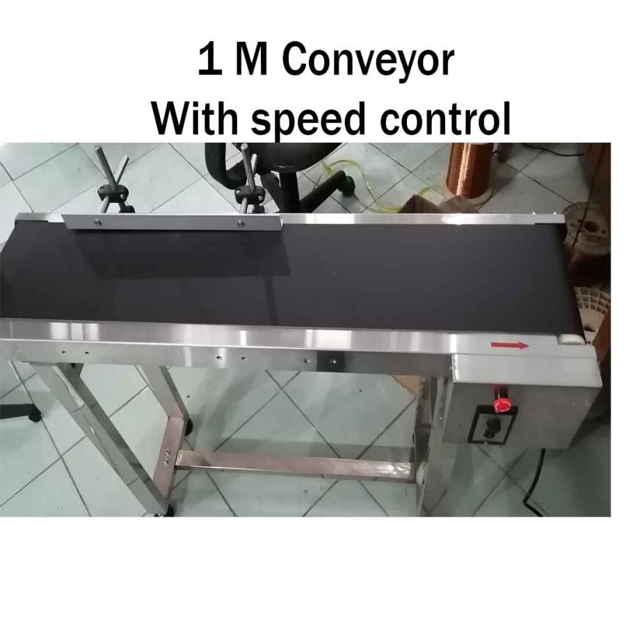 Conveyor 1 meter dengan speed control