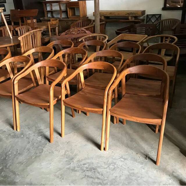 Kursi Cafe Jati Unik / Kursi Restoran Kayu Jepara