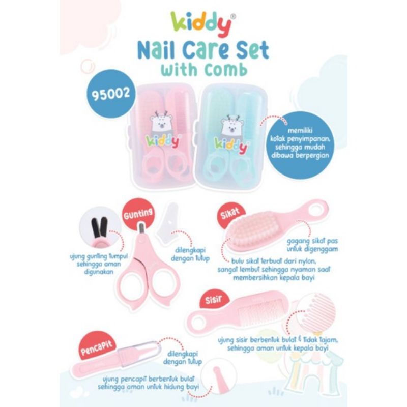 Kiddy Nail Care Set With Comb 95002 / 95001