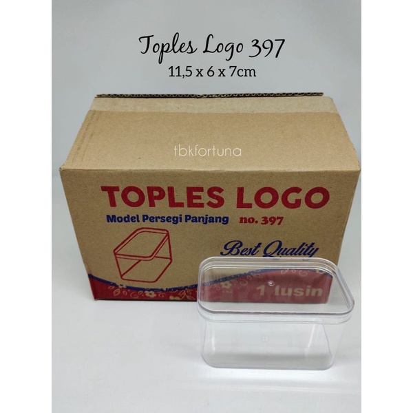 Jual Toples Logo 397 Persegi Panjang Kecil Dessert (1pcs) Shopee