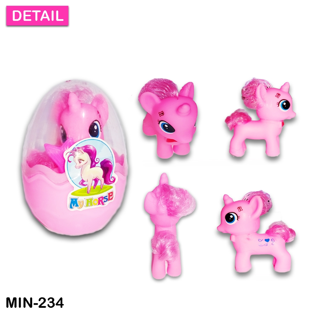 MIN-234 MY HORSE boneka kecil little pony action figure anak perempuan