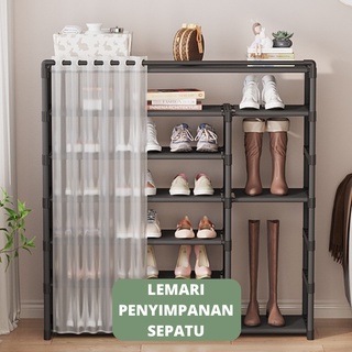 Jual Muzy Lemari Sepatu Lemari Susun Tingkat Rak Sepatu Sandal Rak Serbaguna Lemari Portable