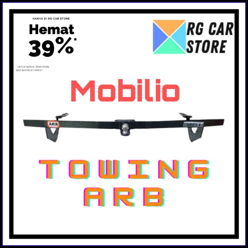TOWING BAR BELAKANG MOBILIO/BESI PELINDUNG BUMPER BELAKANG HONDA MOBILIO
