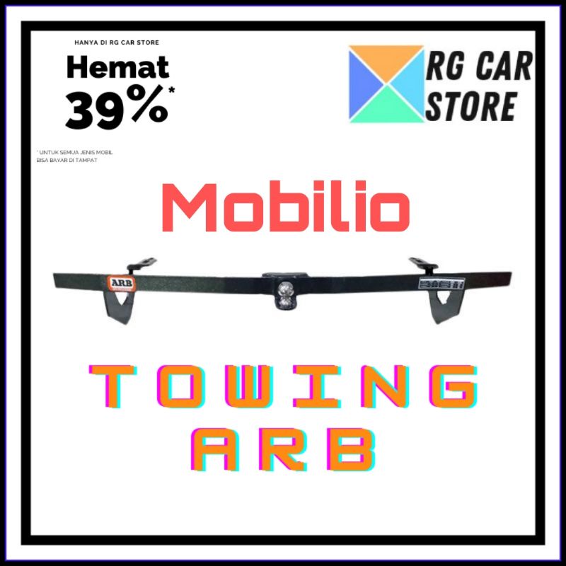 TOWING BAR BELAKANG MOBILIO/BESI PELINDUNG BUMPER BELAKANG HONDA MOBILIO