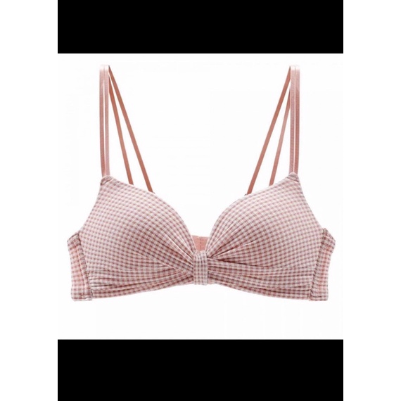 Seamless deep v cross women bra Celana Dalam harga satu set