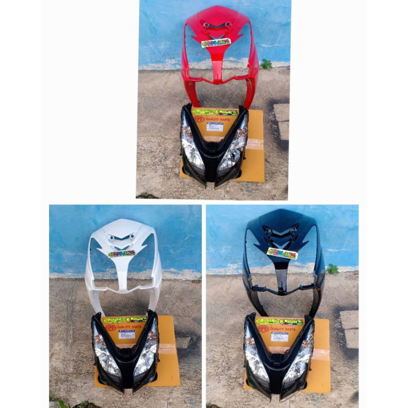 tameng mio soul mx thailand kedok lampu mata 2 body depan soul mx thailand nca hma