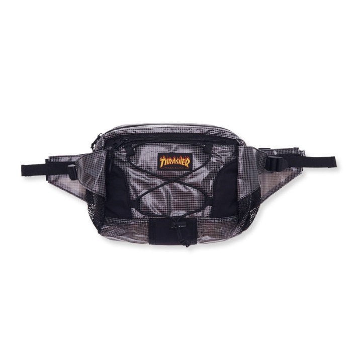 Thrasherrr Japan Licensed Mesh Clear Waist Bag