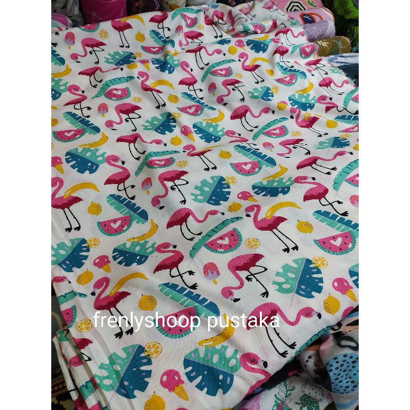 kain rayon motip corak / kain rayon corak meteran