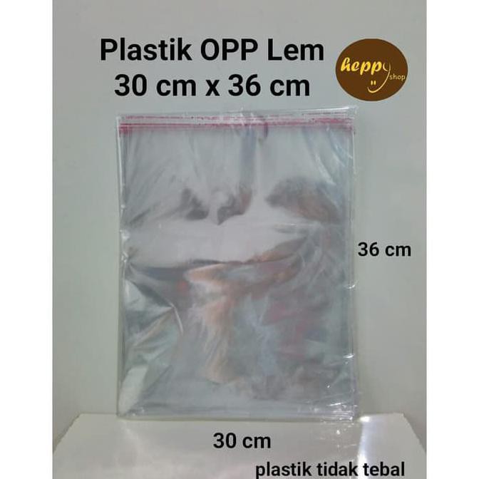 

PLASTIK OPP LEM 30 CM X 36 CM OPP SEAL