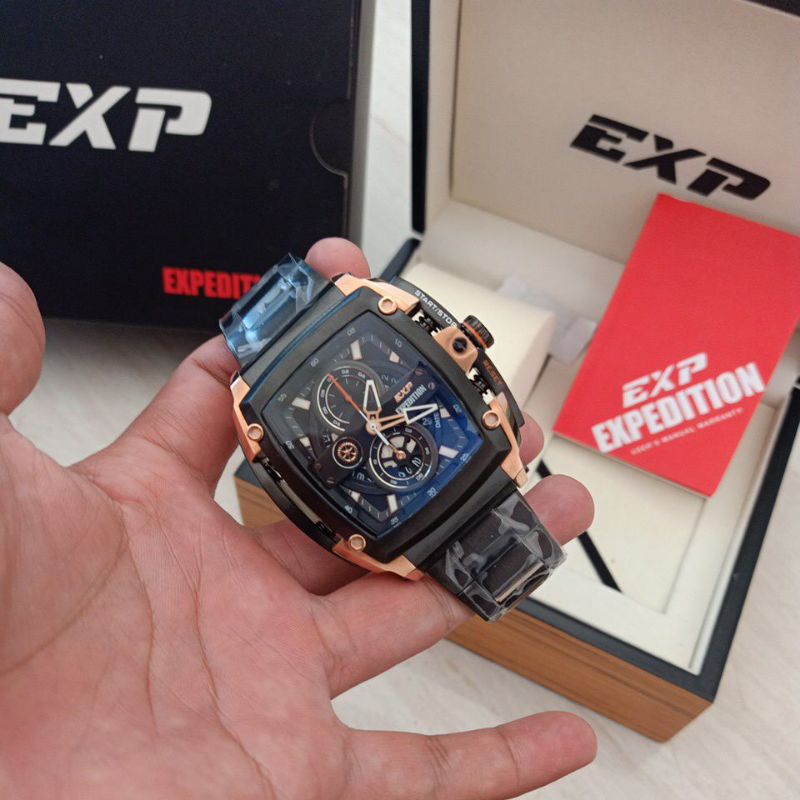 jam exp 3008 black rosegold.. JAM EXPEDITION 3008 BLACK ROSEGOLD PRIA ORIGINAL
