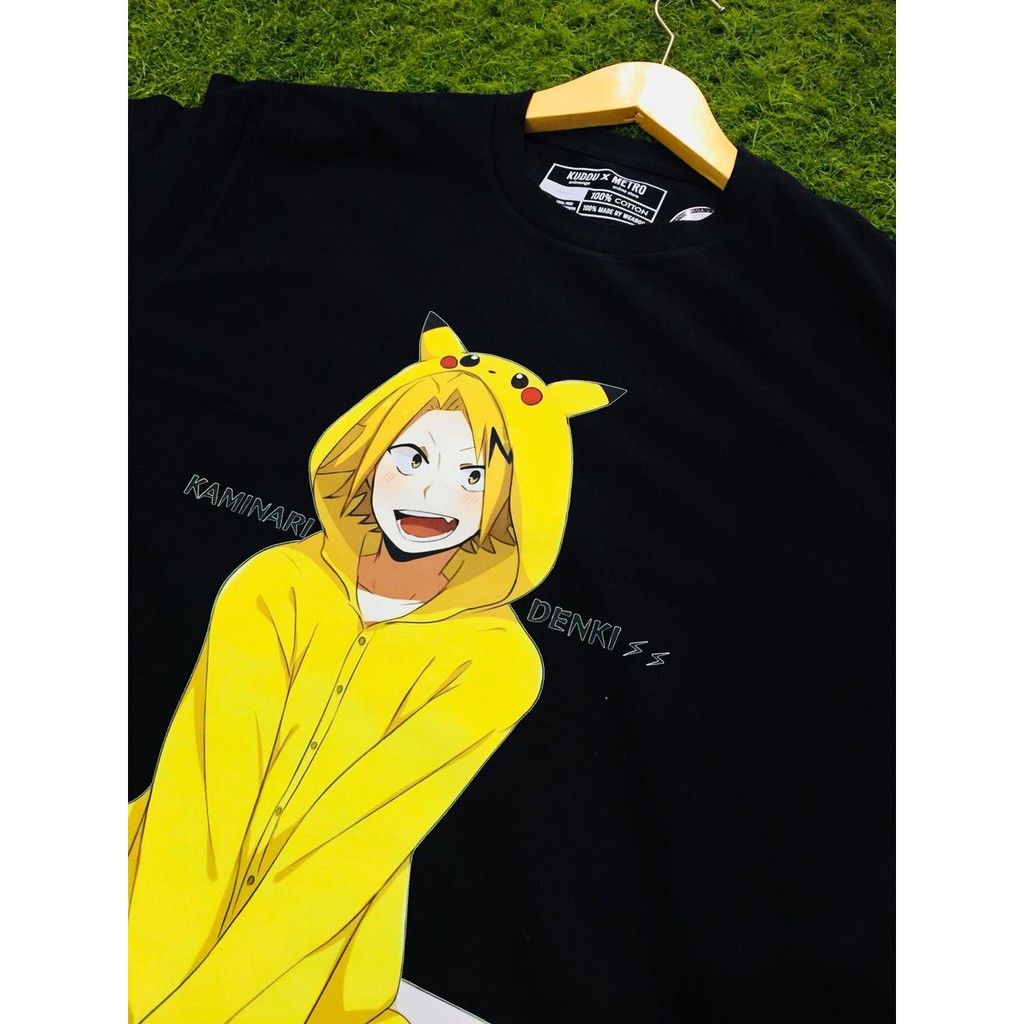 Tshirt Kaminari Denki Stun Gun Hero My hero academia! Boku No Hero Anime Manga Premium