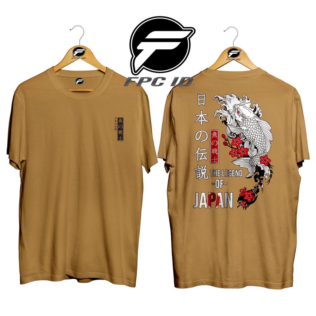 Kaos Anime Jepang Fish Legend Cotton Combed 30s Premium
