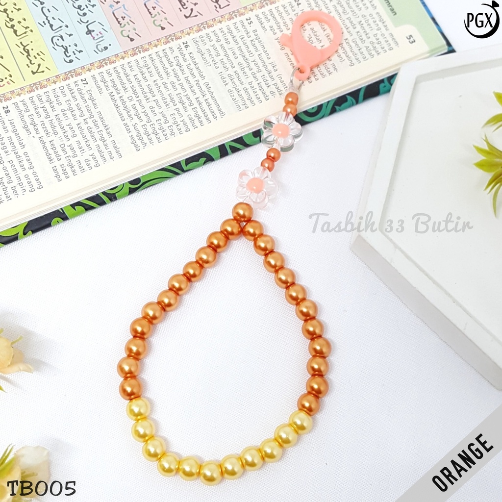 PGX Tasbih Gantungan Kunci 2in1 Isi 33 Butir Fashion Muslim TB005