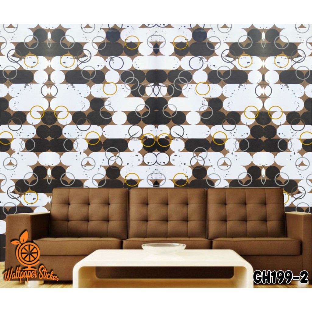 Wallpaper Dinding Hiasan Wallpaper Stiker Ruangan Dan kamar Wallpaper 3D Aesthetic Ukuran 45 Cm X 9 M