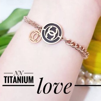 Titanium gelang wanita cantik u233