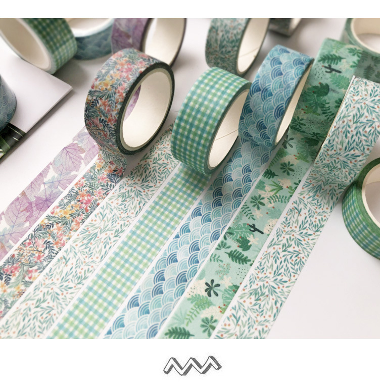 Tape / Selotip Washi 5 / 7m Motif Kartun Lucu Warna-Warni Handmade Diy Untuk Dekorasi Diary