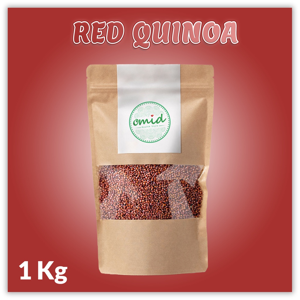 

1 Kg - Organic Red Quinoa Seeds | Biji Quinoa Merah Organik