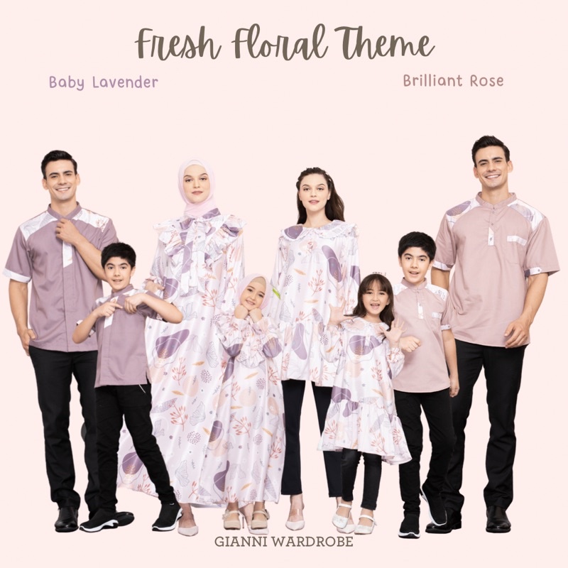 FRESH FLORAL - BABY LAVENDER - FAMILY SET DIJUAL TERPISAH-5