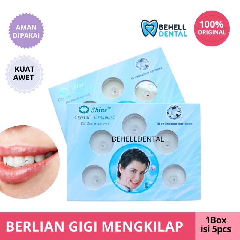 BERLIAN PERMATA DIAMON GIGI SHINE MENGKILAP / DENTAL DIAMOND / TOOTH TEETH / BEHELLDENTAL