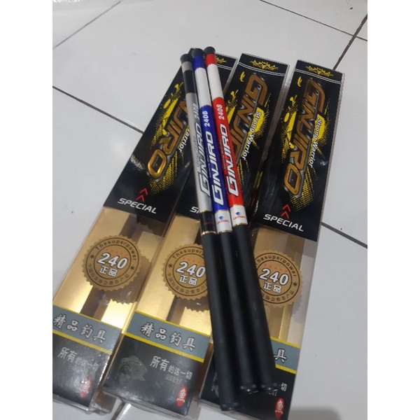 joran tegek karbon fugu ruas pendek 240