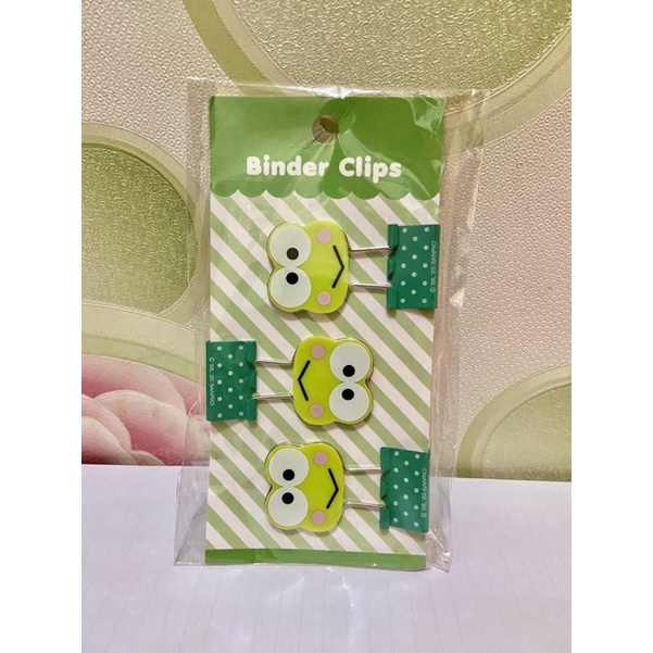 

Binder Clips Keroppi Original Sanrio