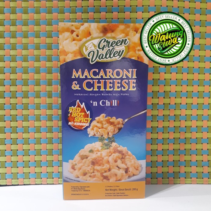 

green valley macaroni and cheese n' chilli 200 gram