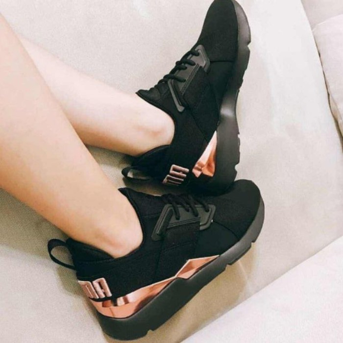 puma muse echo satin black