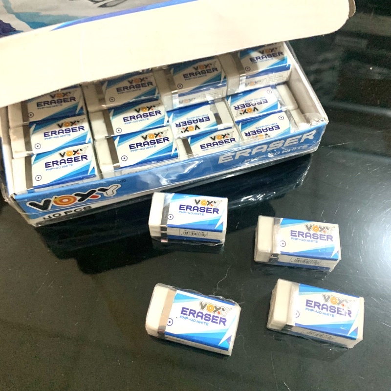 

Penghapus Pensil / Eraser Putih dan Warna