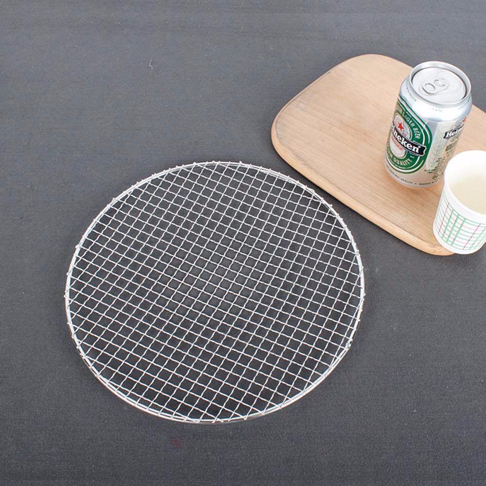 【 ELEGANT 】 Grill Wire Mesh Stainless Steel Pengganti Pesta Masak Outdoor Barbecue Aksesoris BBQ Mat Grid