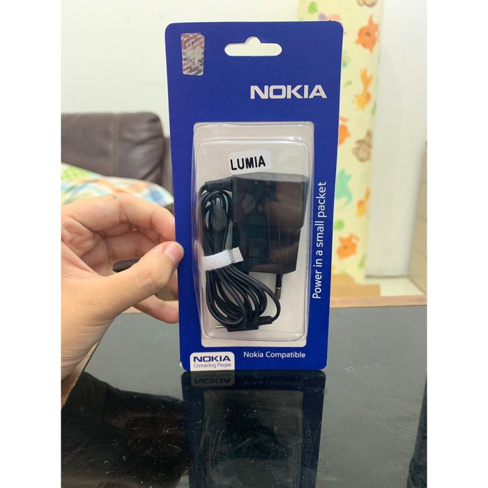 [RO ACC]  OEM CHARGER NOKIA LUMIA MICRO USB AC-20E PACKING PANJANG