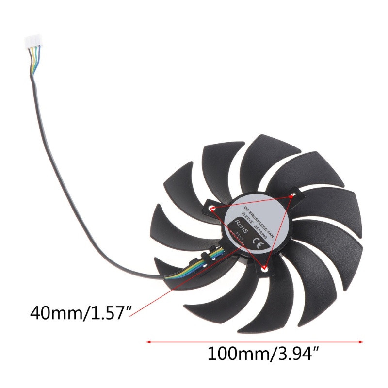 Bt GAA8S2U Cooler Fan 4Pin 12V VGA Fan Graphics Card Fan Untuk ZOTAC RTX3070 LHR 8GB AMP Holo Video Card Cooler