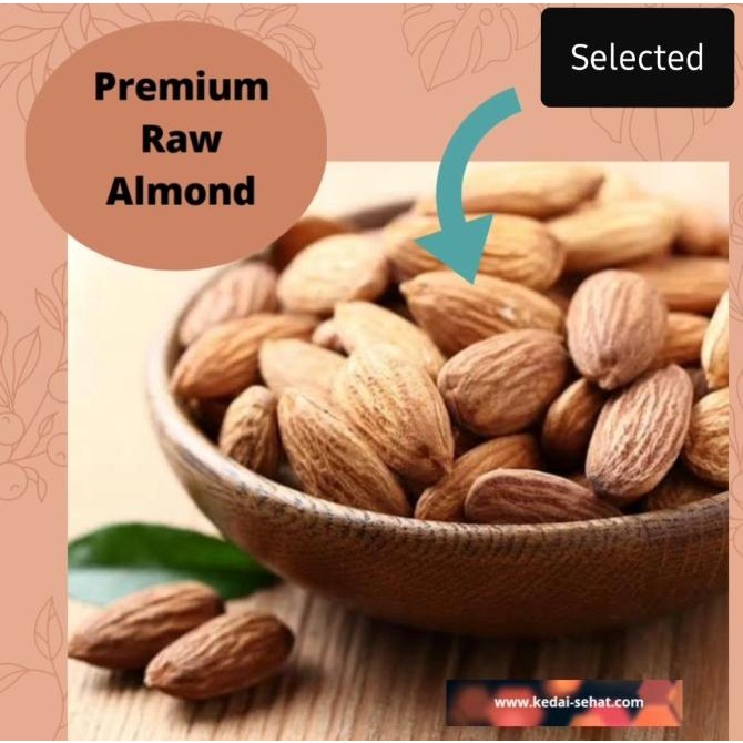 

Raw Almonds (Almond Mentah) 250gr