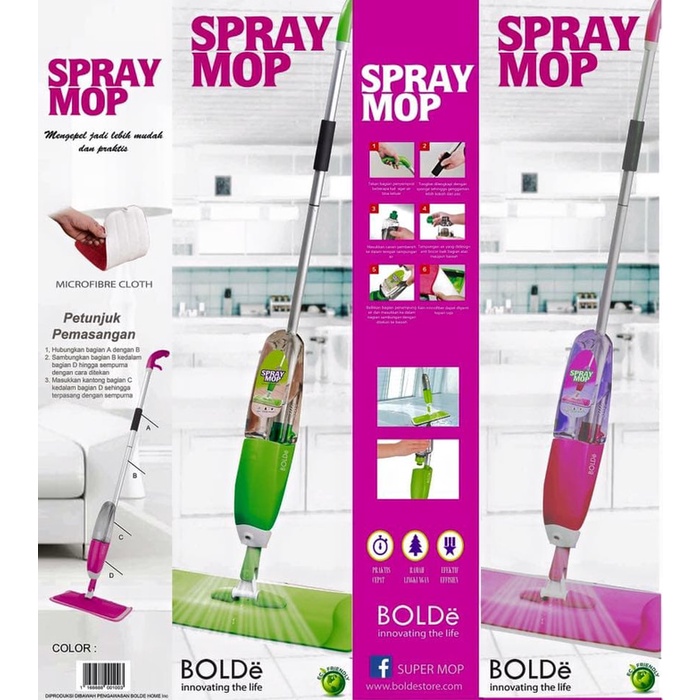 BOLDE Alat Pel Spray Mop