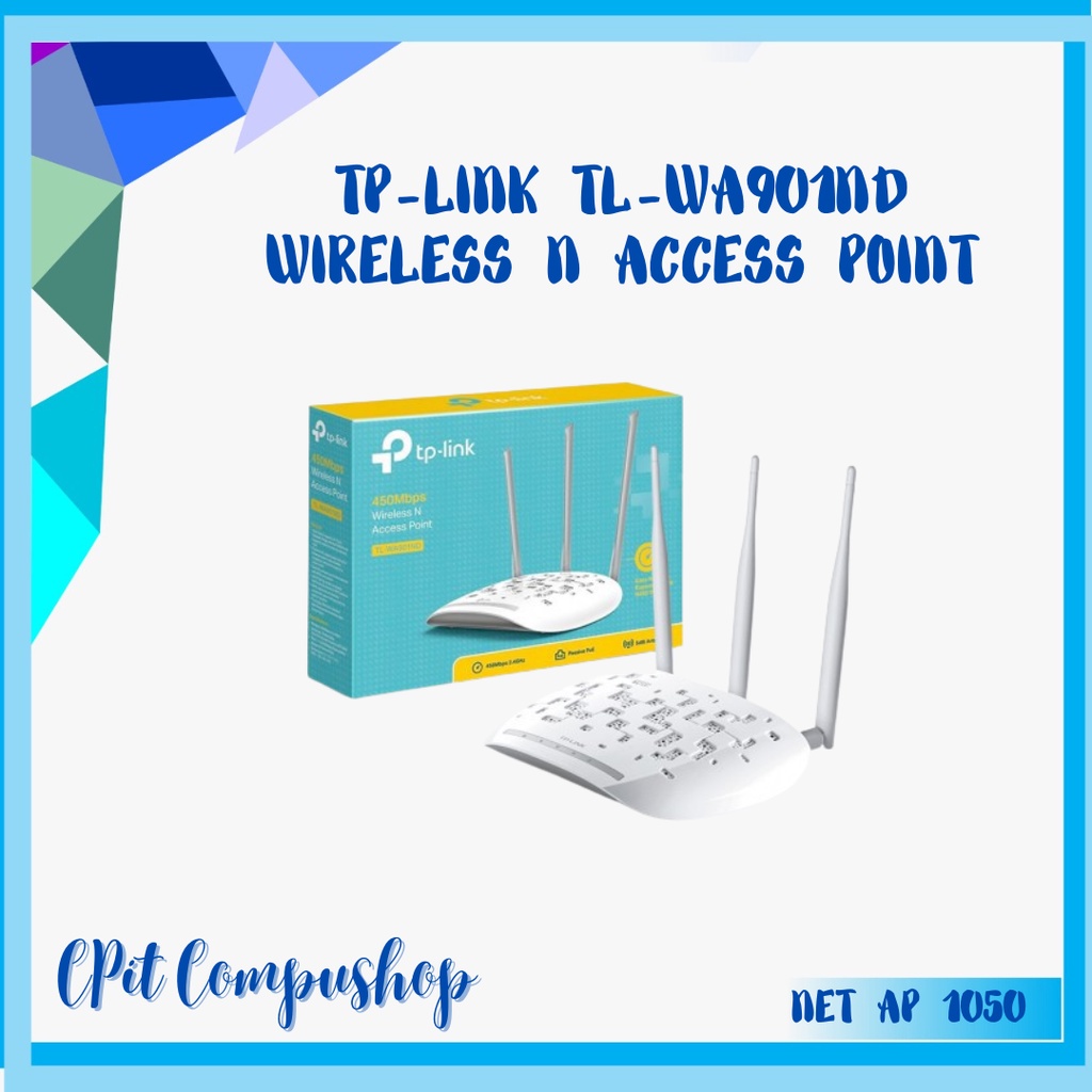 TP LINK TL-WA901ND 450Mbps Wireless N Access Point TPLINK 901