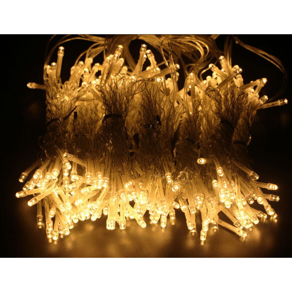 Taffled Lampu Gorden Dekorasi Wedding Fairy Light 3x3Meter 300 LED