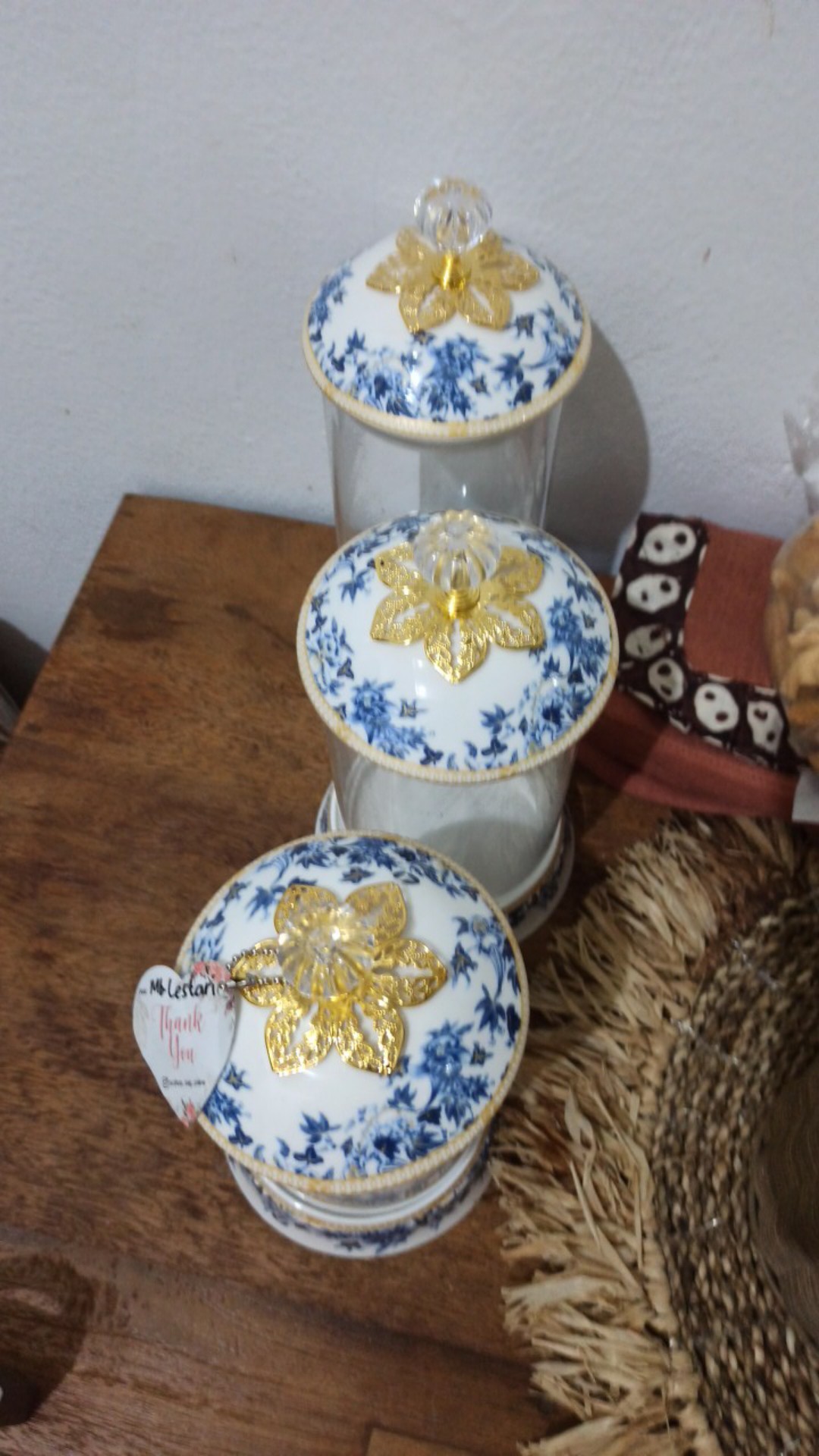 Glass Candy Jar Vicenza B802 / Toples Vicenza B802